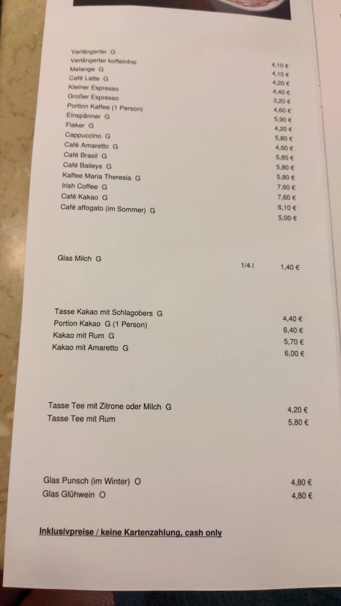 Speisekarte photo 2