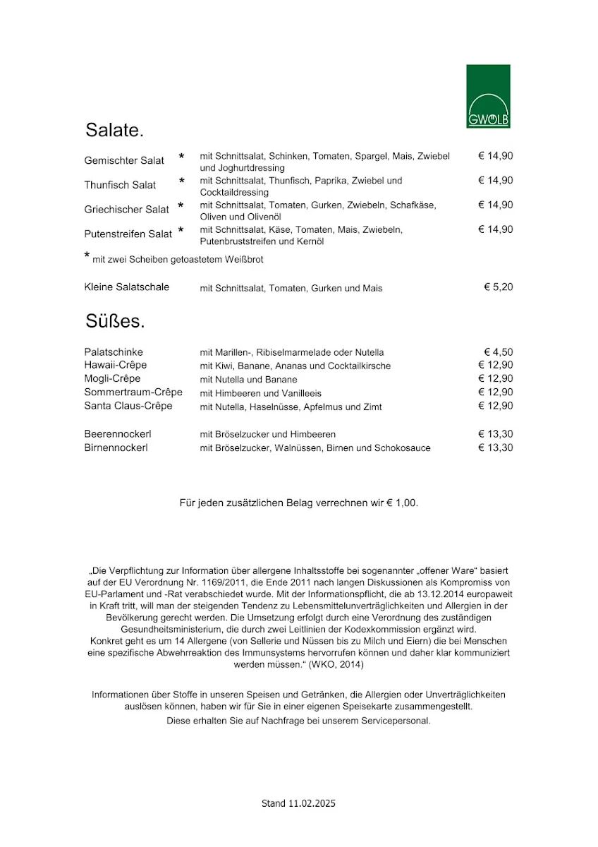 Speisekarte photo 6