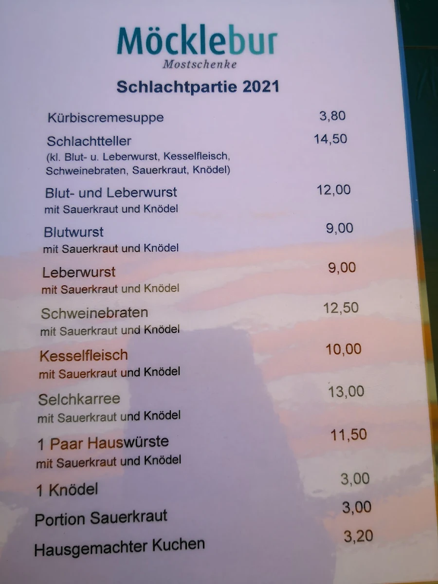 Speisekarte photo 1