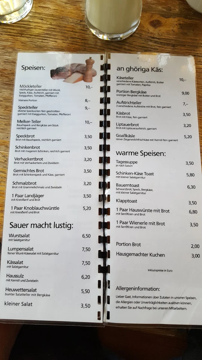 Speisekarte photo 2