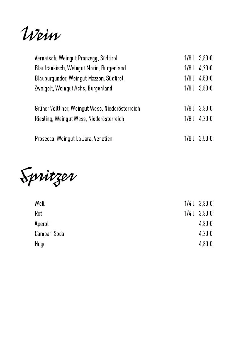 Speisekarte photo 4