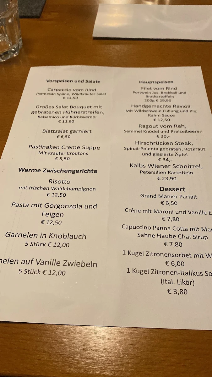 Speisekarte photo 1