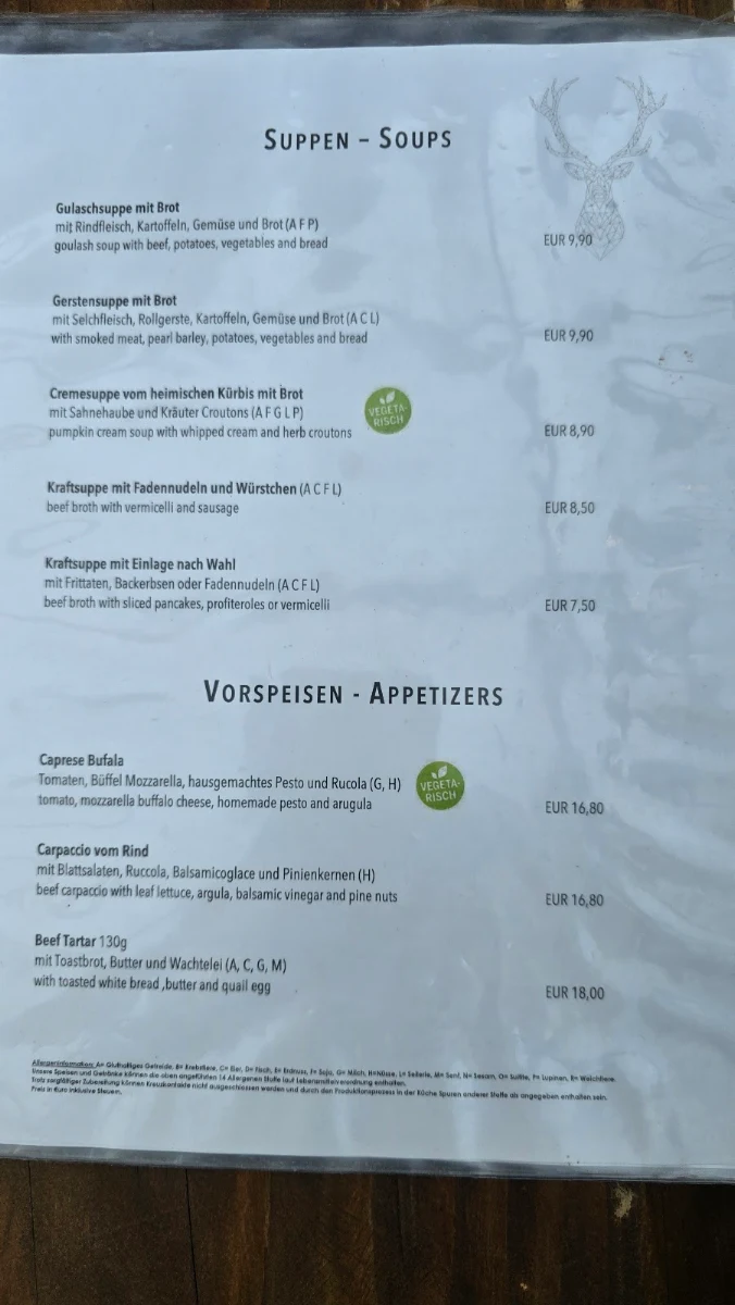 Speisekarte photo 2
