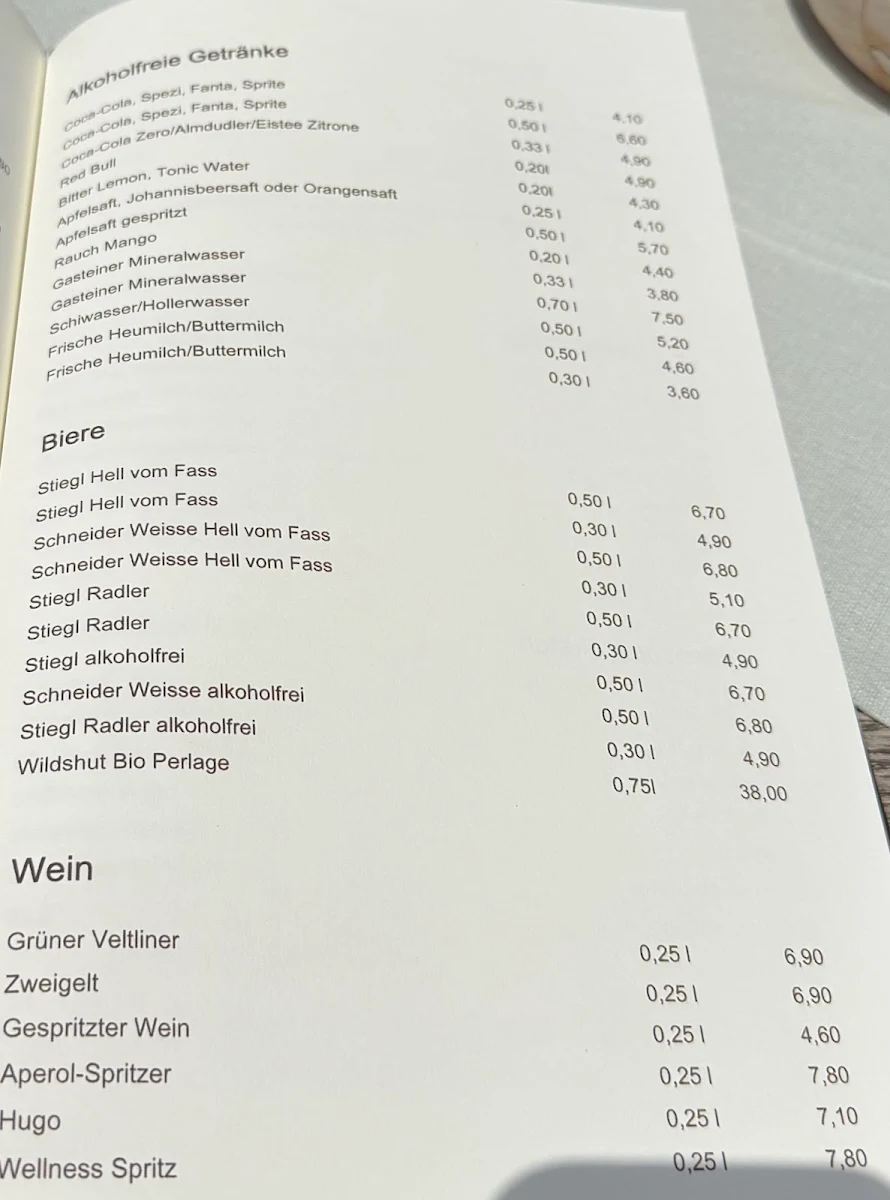 Speisekarte photo 1