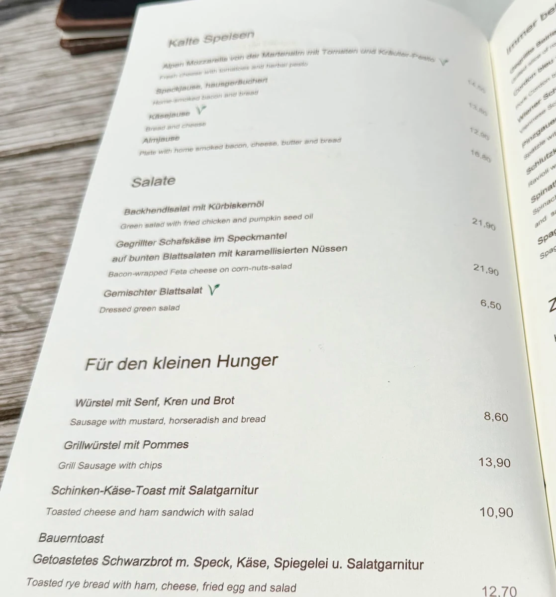 Speisekarte photo 3