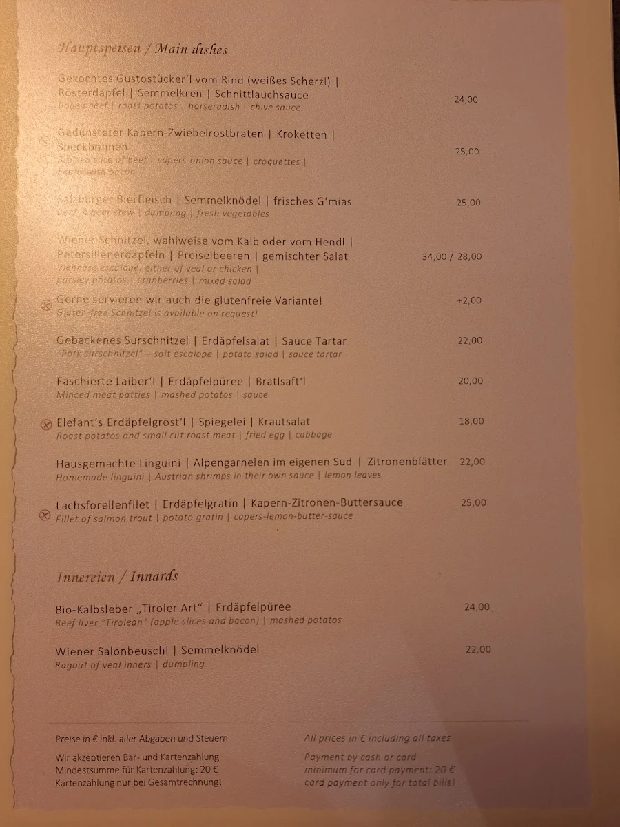 Speisekarte photo 3