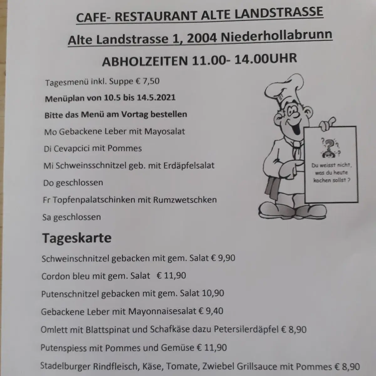 Speisekarte photo 1