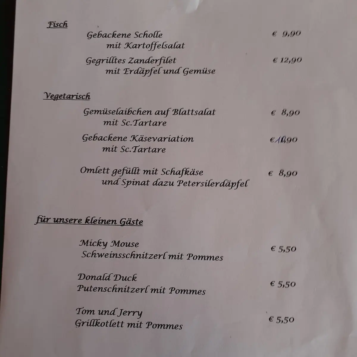 Speisekarte photo 3