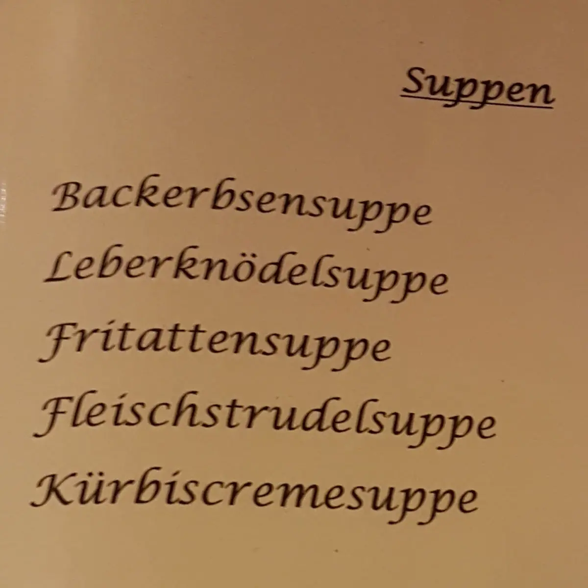 Speisekarte photo 8