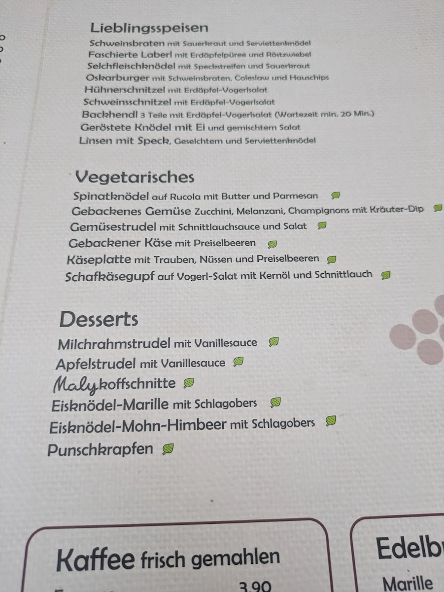 Speisekarte photo 1