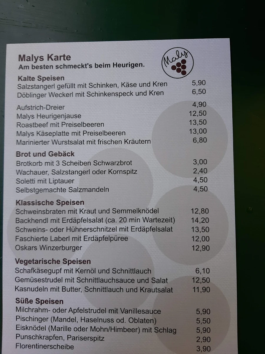 Speisekarte photo 4