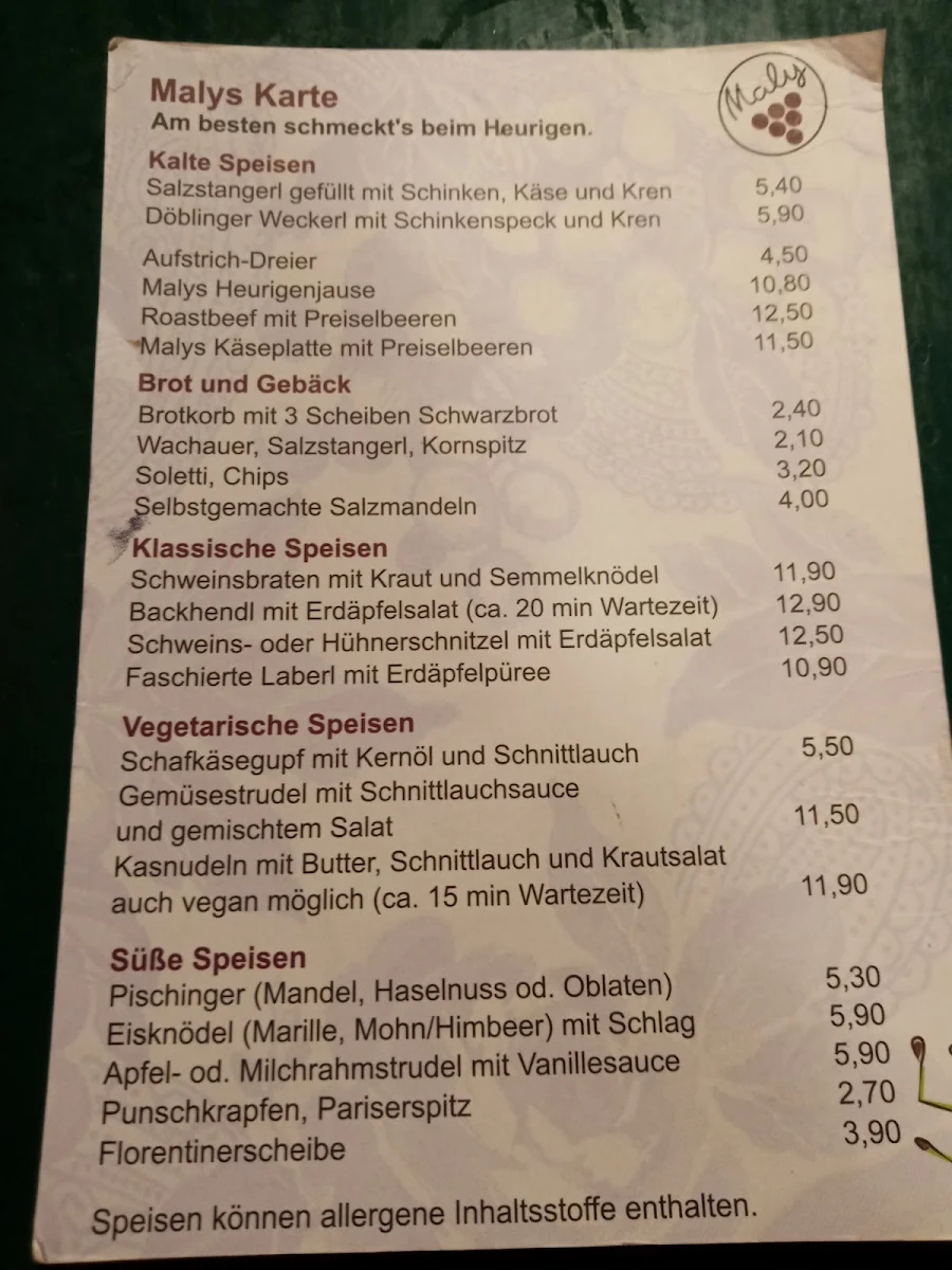 Speisekarte photo 6