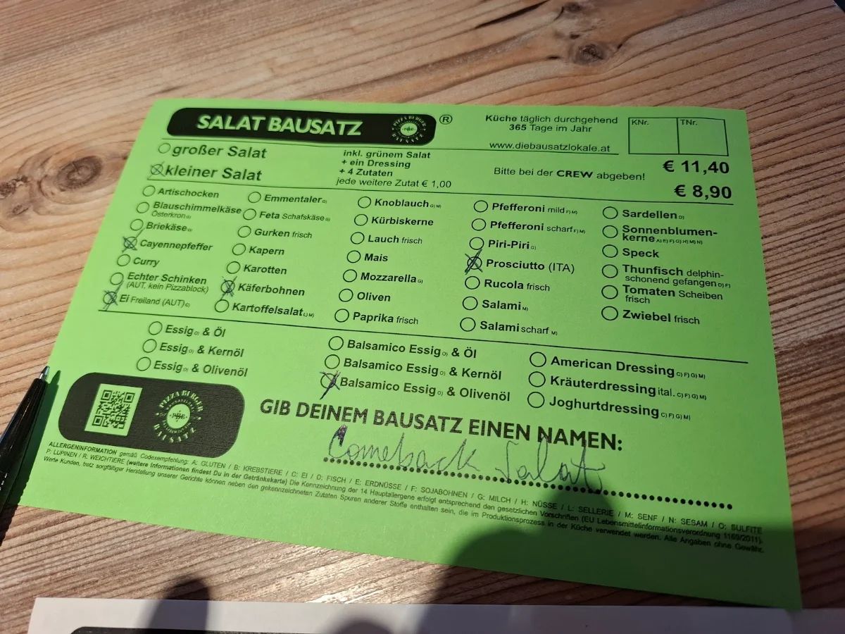 Speisekarte photo 1