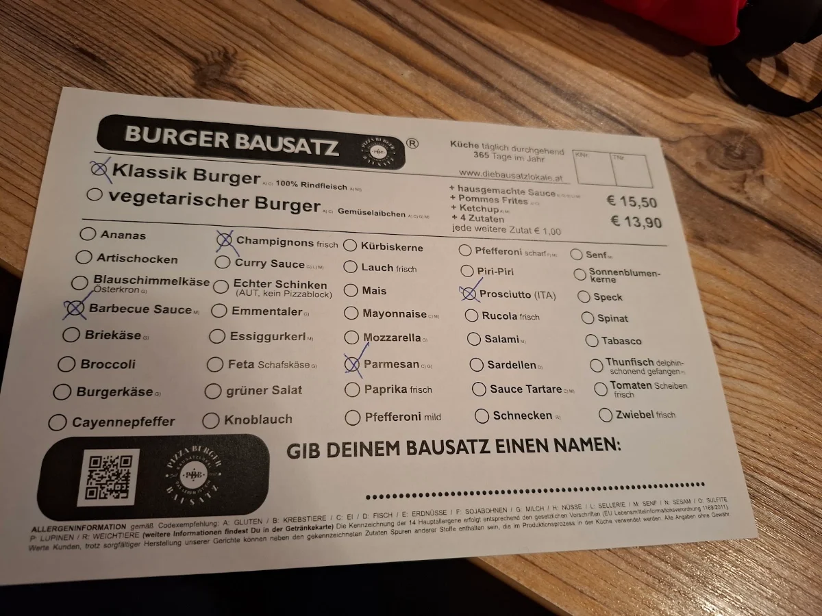 Speisekarte photo 2