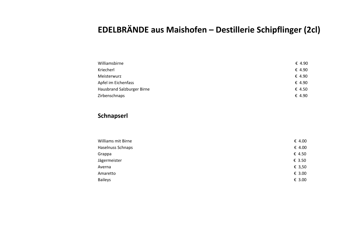Speisekarte photo 10