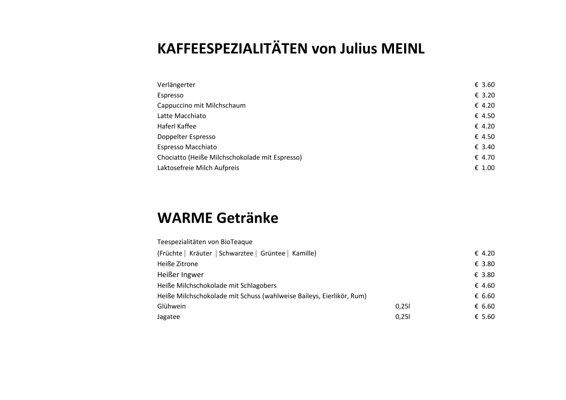 Speisekarte photo 8