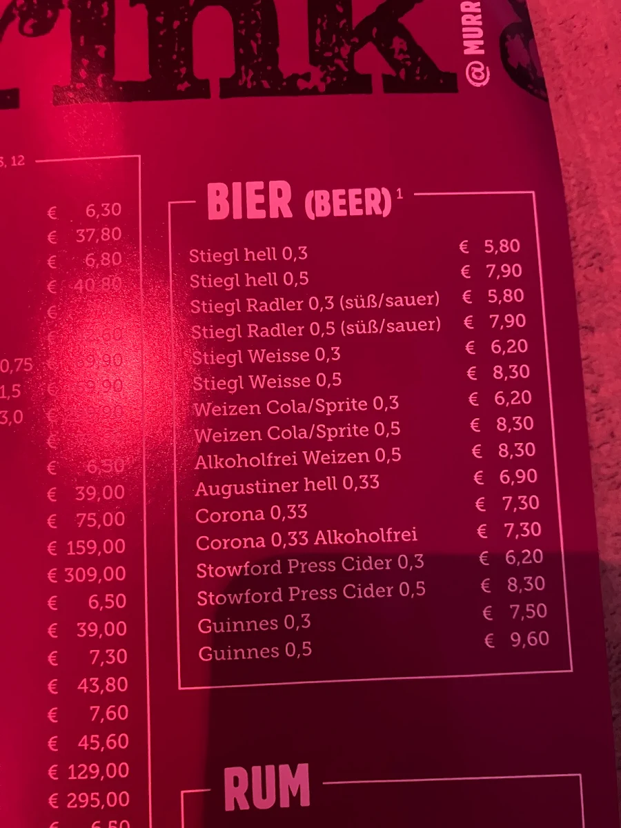 Speisekarte photo 4