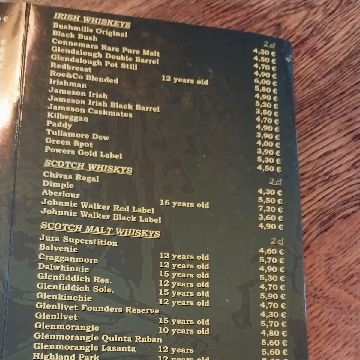 Speisekarte photo 2