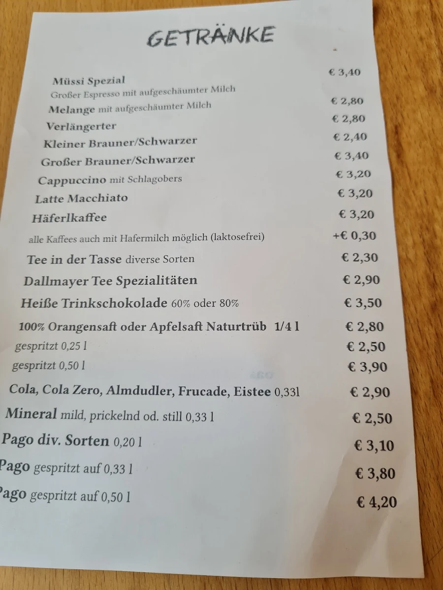 Speisekarte photo 1