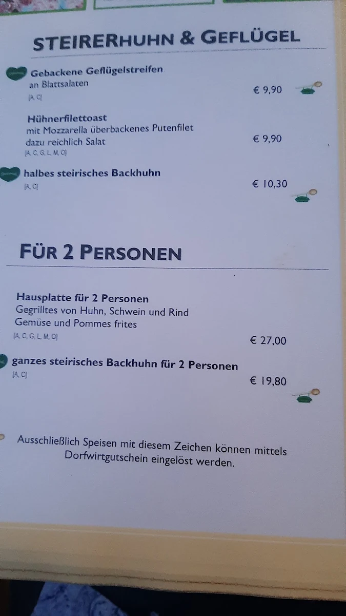 Speisekarte photo 1