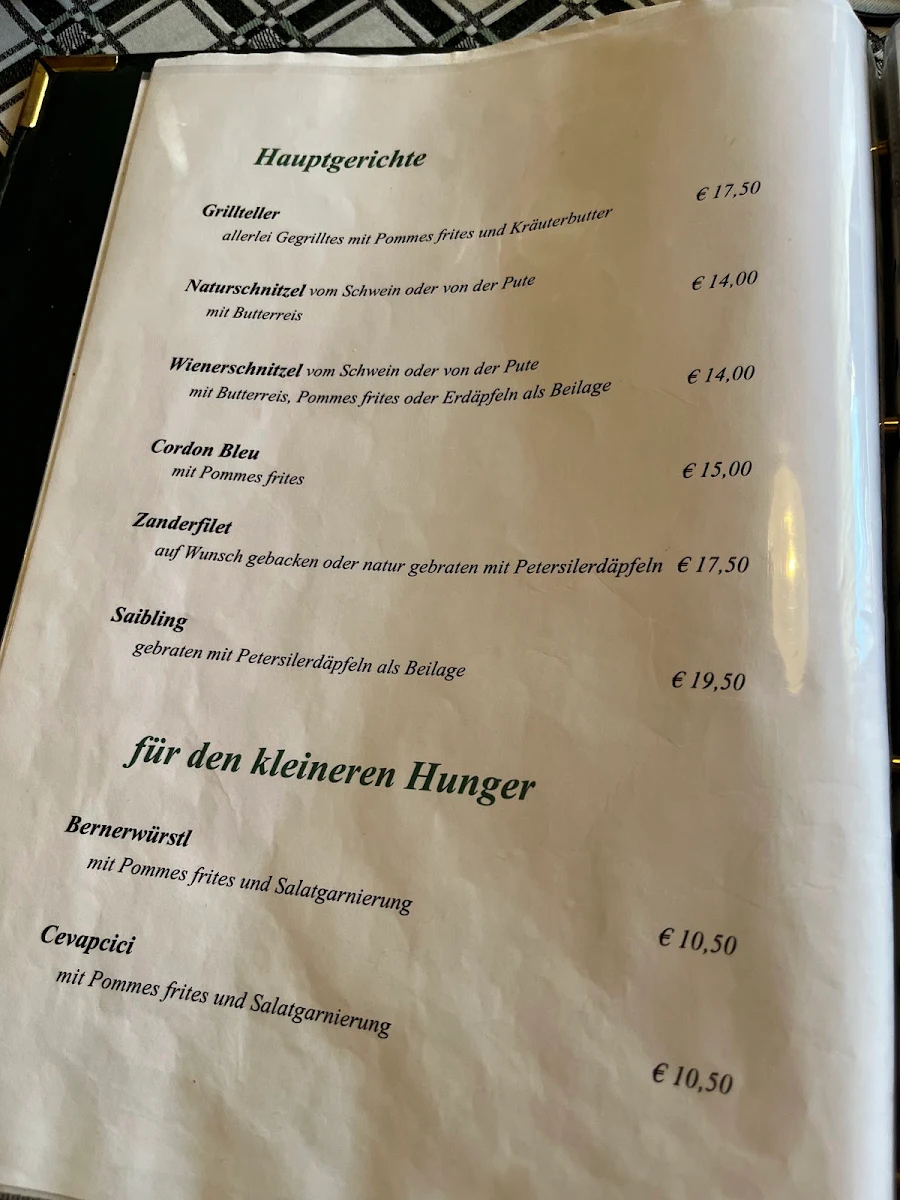 Speisekarte photo 1