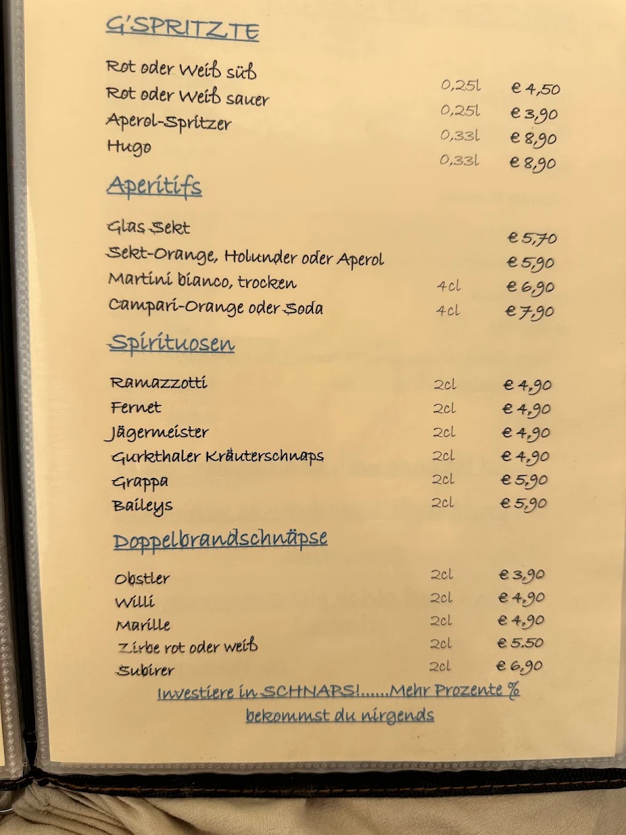 Speisekarte photo 5