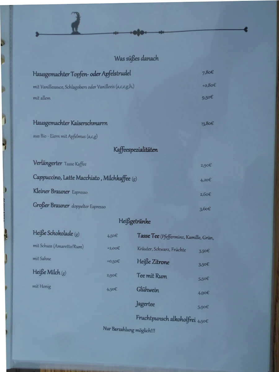 Speisekarte photo 6