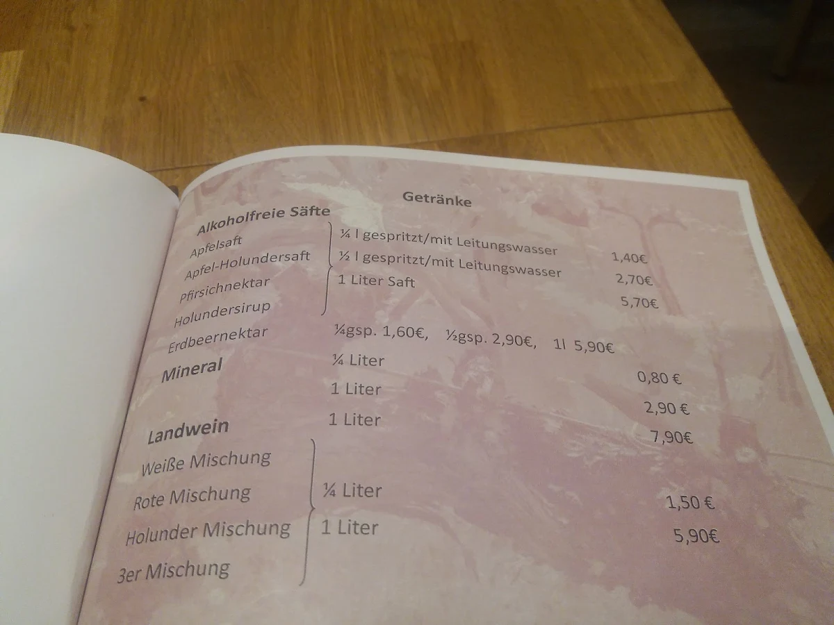 Speisekarte photo 1