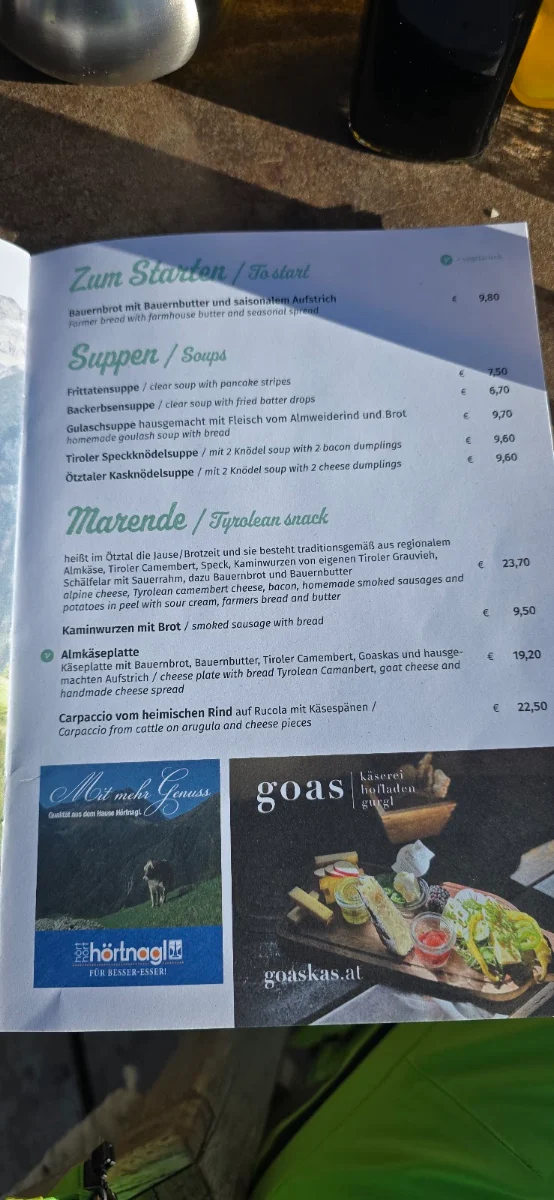 Speisekarte photo 2