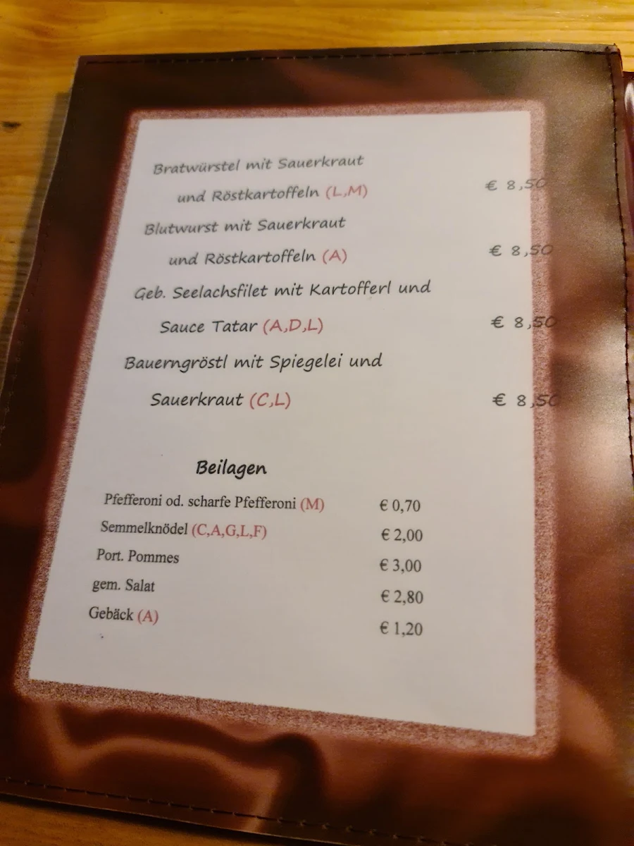 Speisekarte photo 5