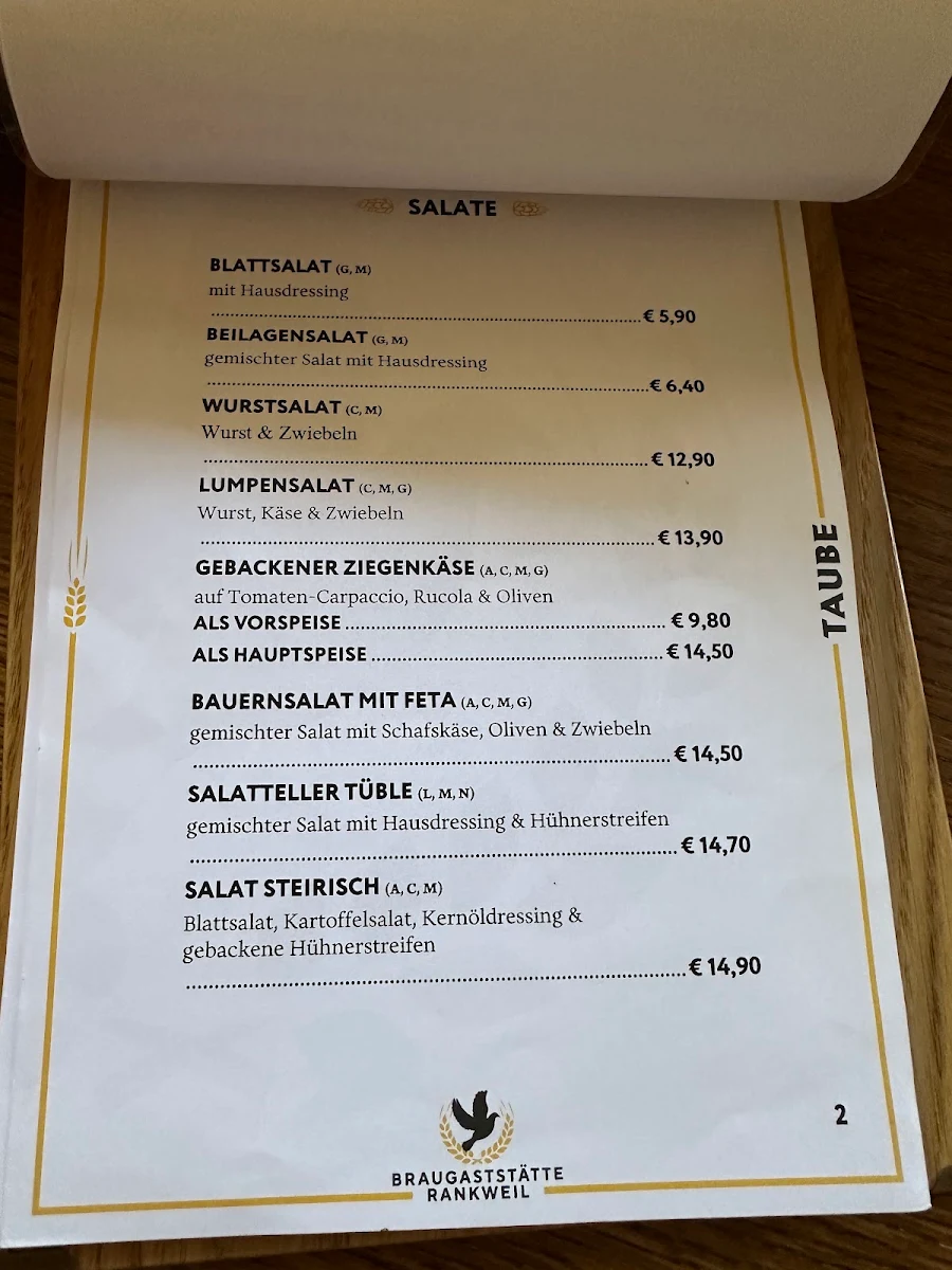 Speisekarte photo 2