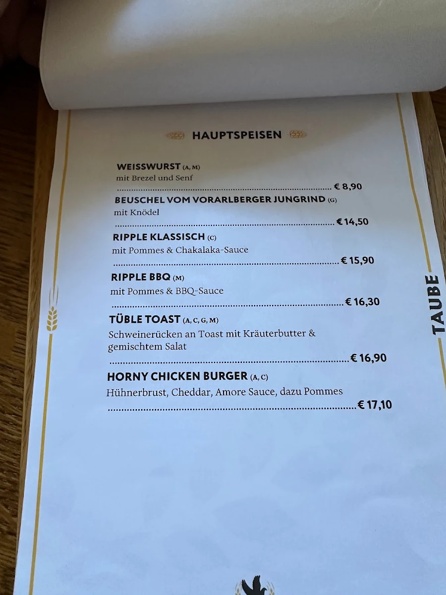 Speisekarte photo 5