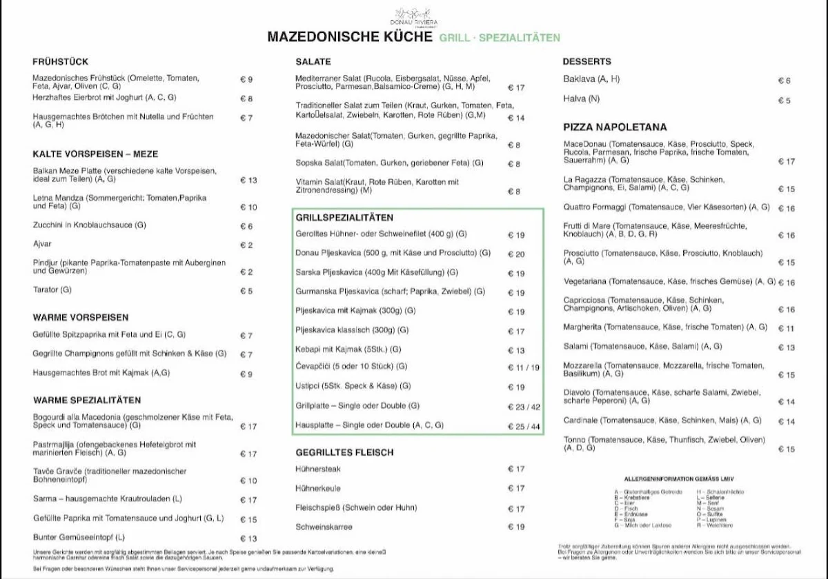 Speisekarte photo 3