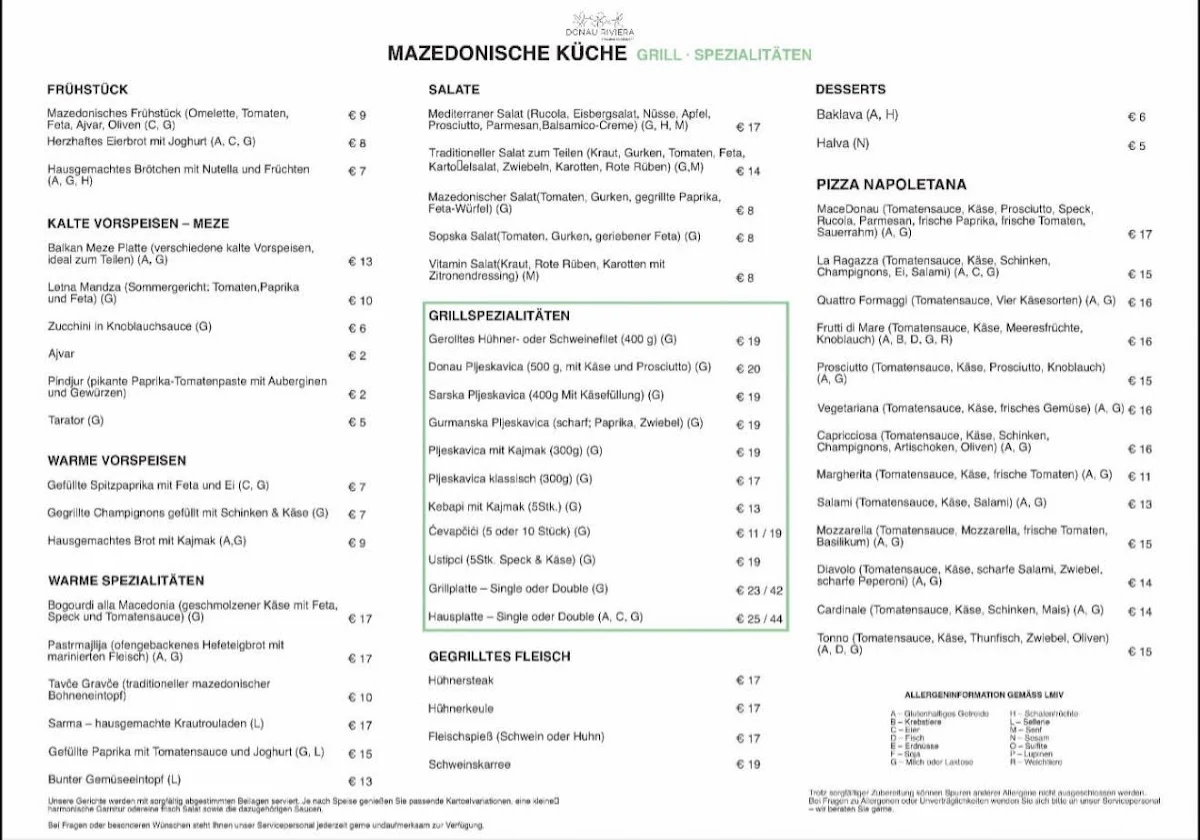 Speisekarte photo 4