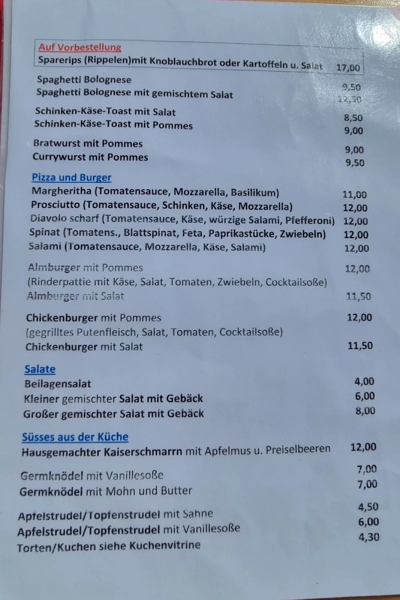 Speisekarte photo 1