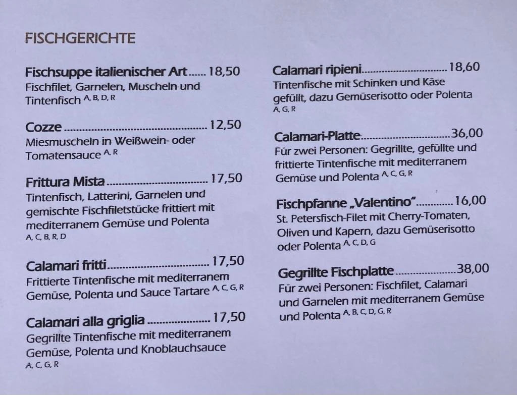 Speisekarte photo 2