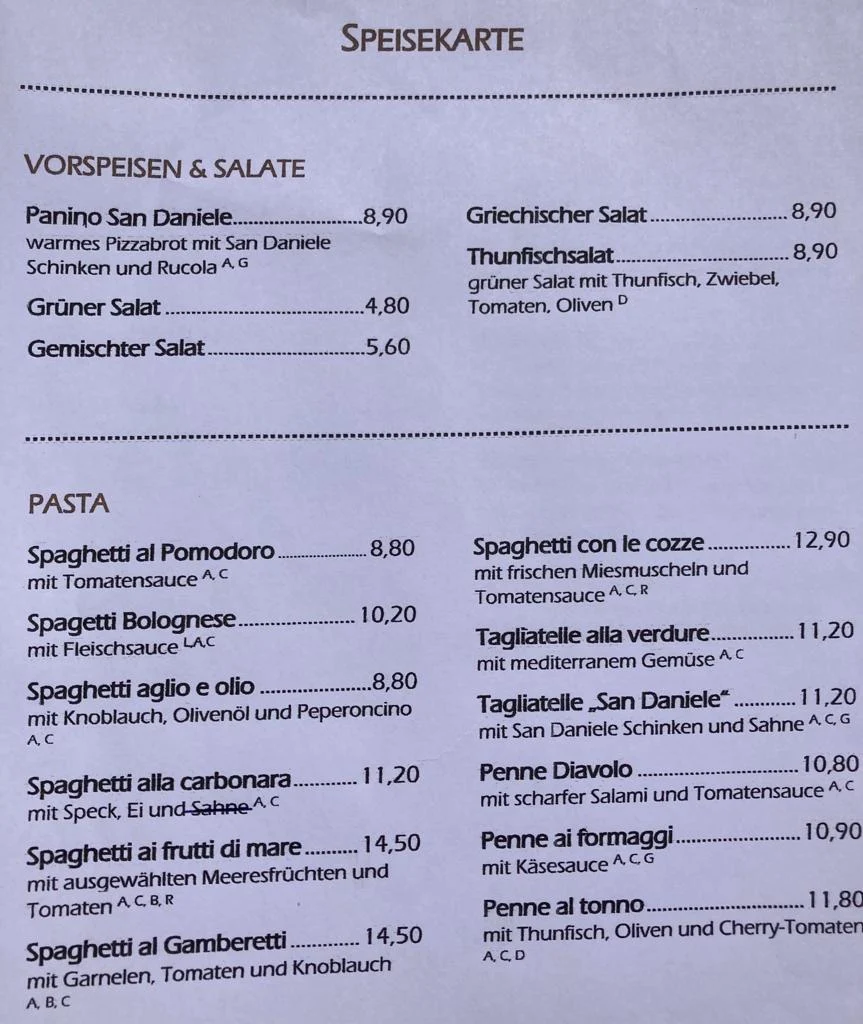 Speisekarte photo 4