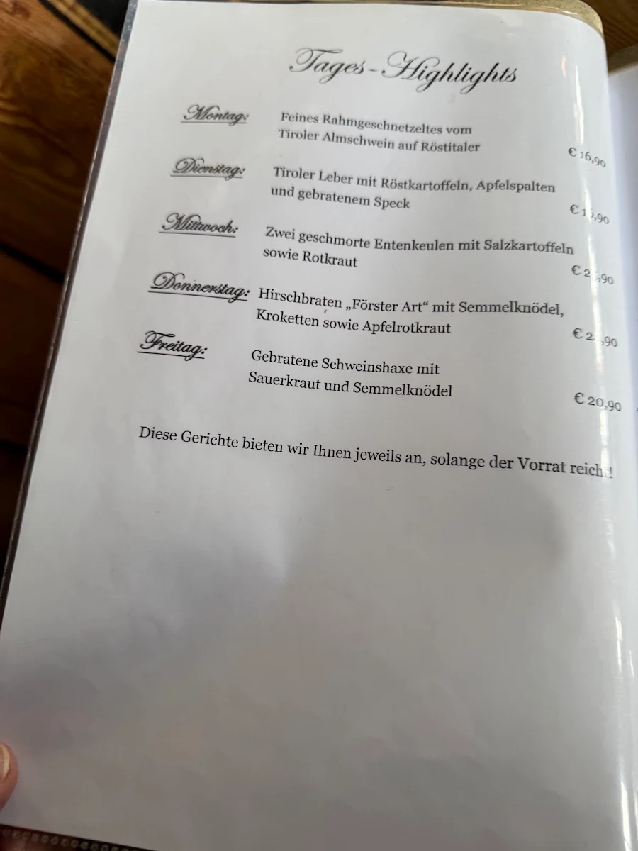 Speisekarte photo 7
