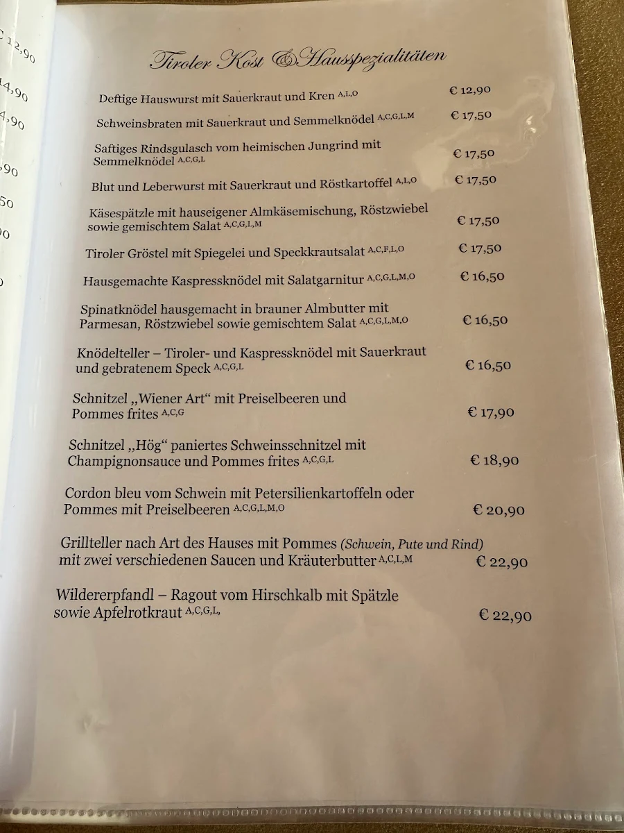 Speisekarte photo 8