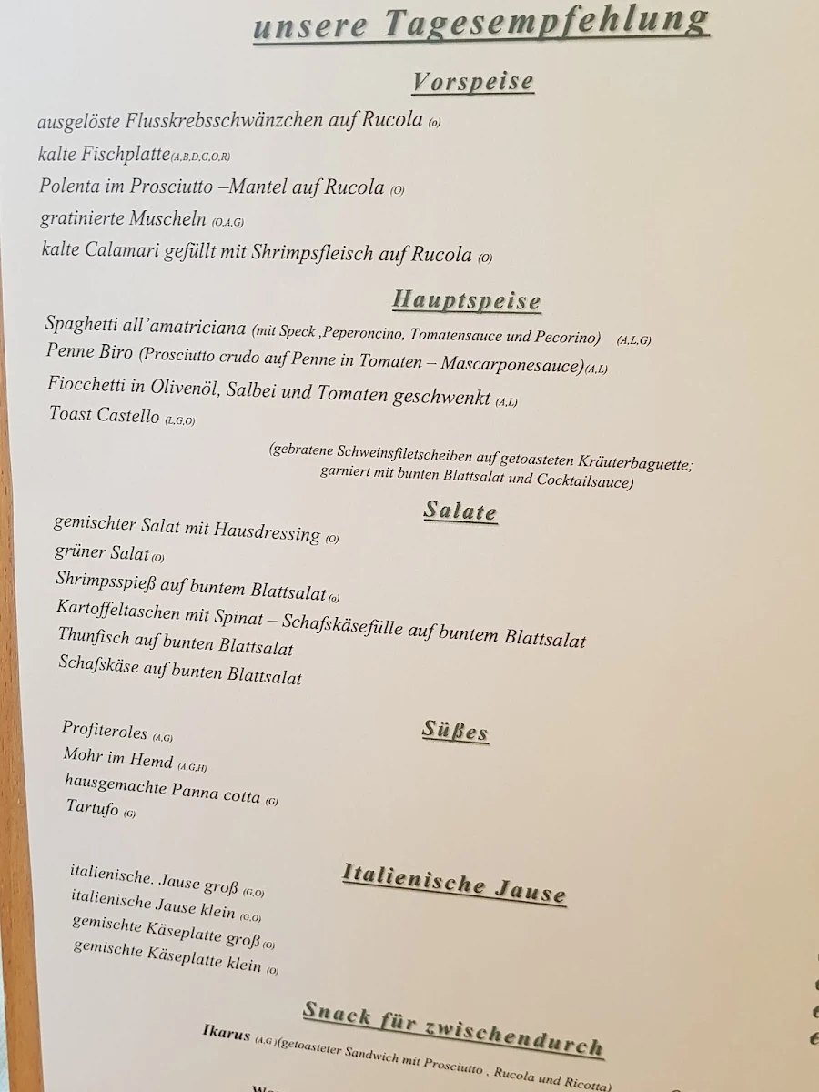 Speisekarte photo 5