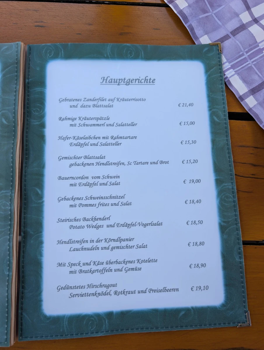 Speisekarte photo 1