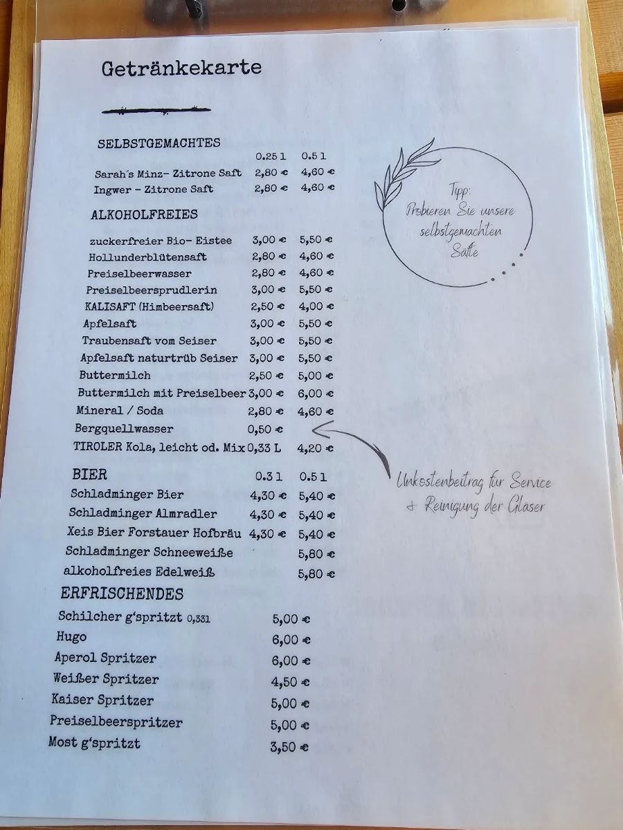 Speisekarte photo 3
