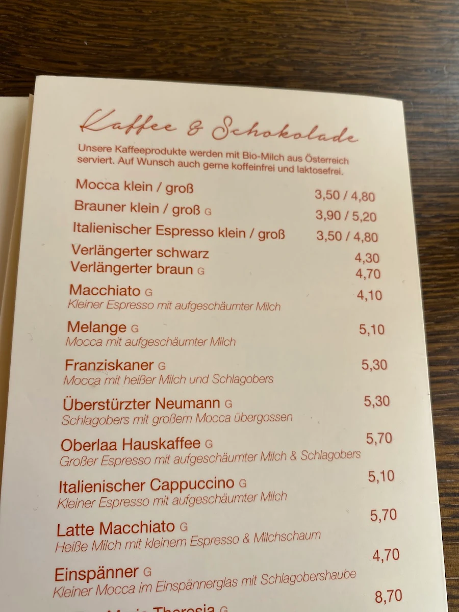 Speisekarte photo 1