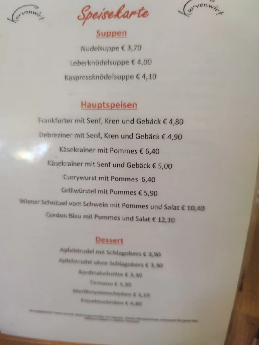 Speisekarte photo 3
