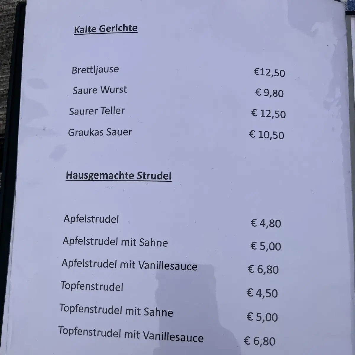 Speisekarte photo 2