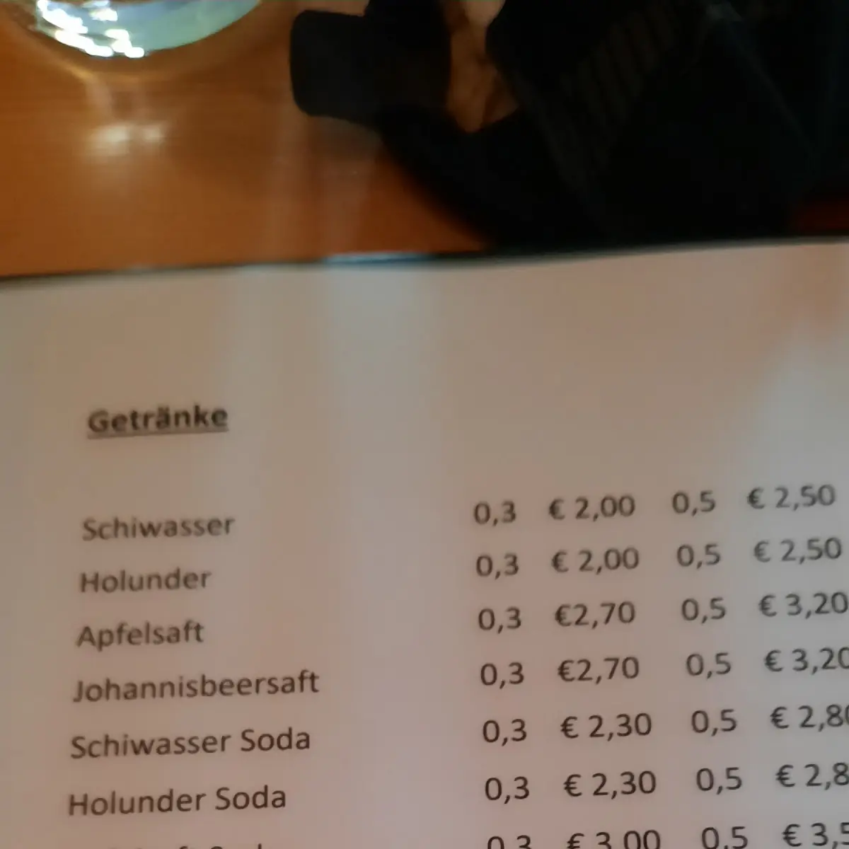 Speisekarte photo 6