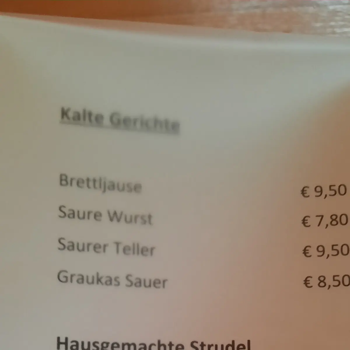 Speisekarte photo 8