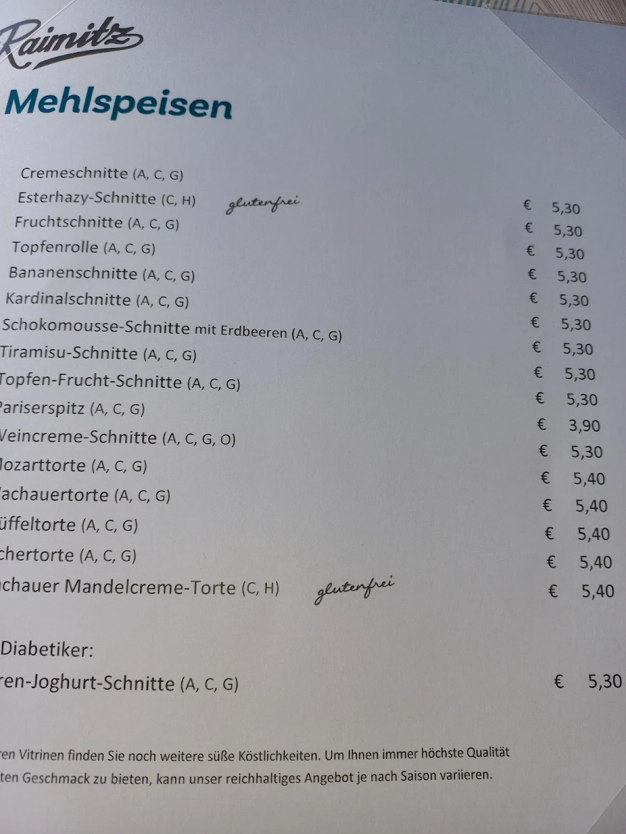 Speisekarte photo 3