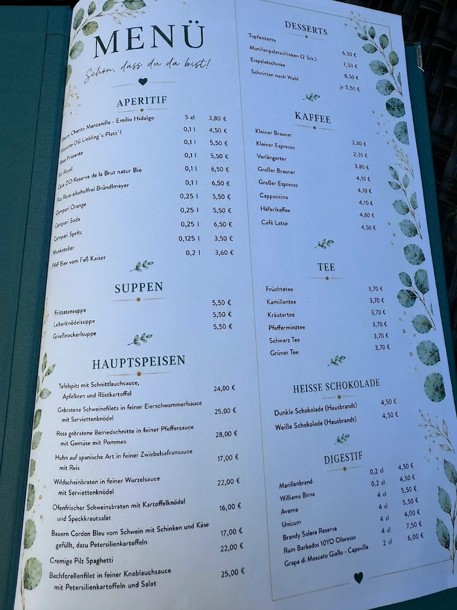 Speisekarte photo 1
