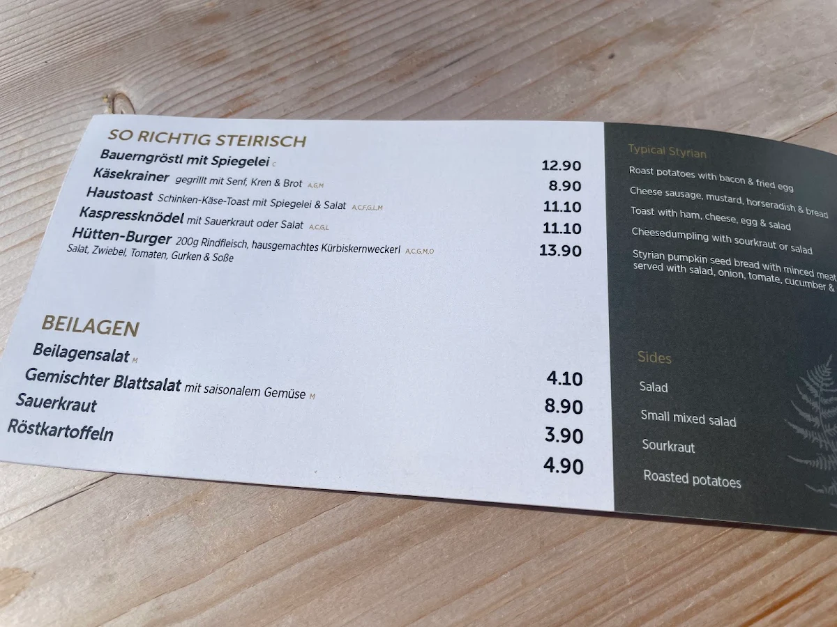 Speisekarte photo 1